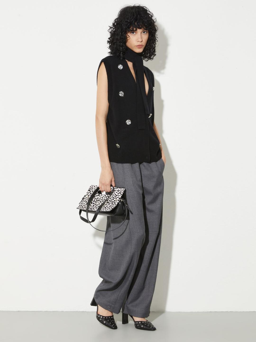 Pantaloni barrel leg in grisaglia | Max&Co Pantaloni barrel leg in grisaglia | Max&Co