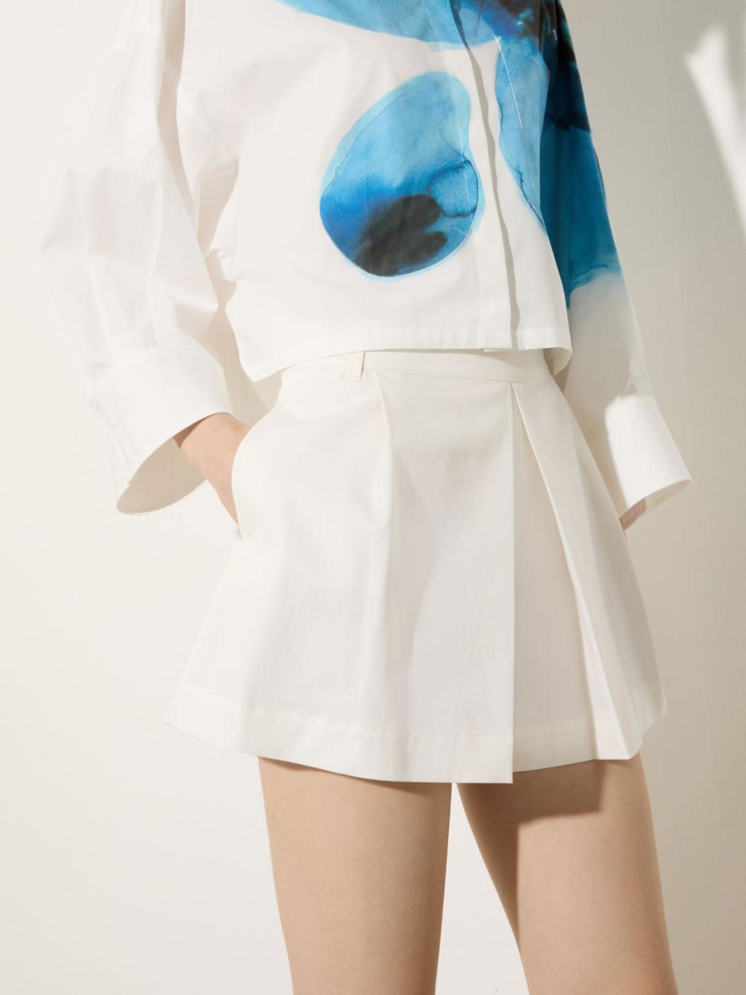 Shorts in gabardine di cotone | Max&Co Shorts in gabardine di cotone - vista alternativa - 0 | Max&Co