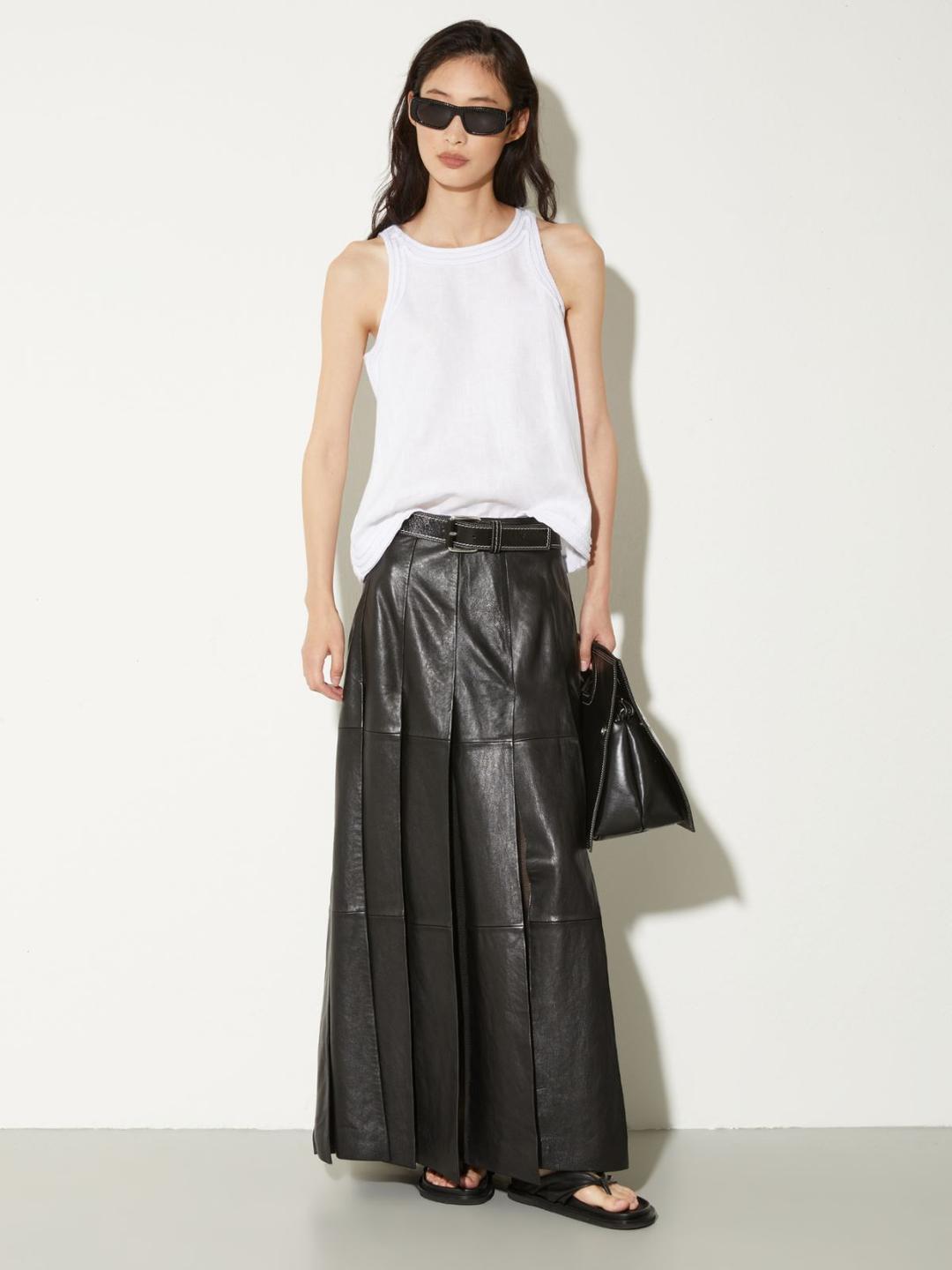 Top in lino con passamanerie | Max&Co Top in lino con passamanerie - vista alternativa - 6 | Max&Co