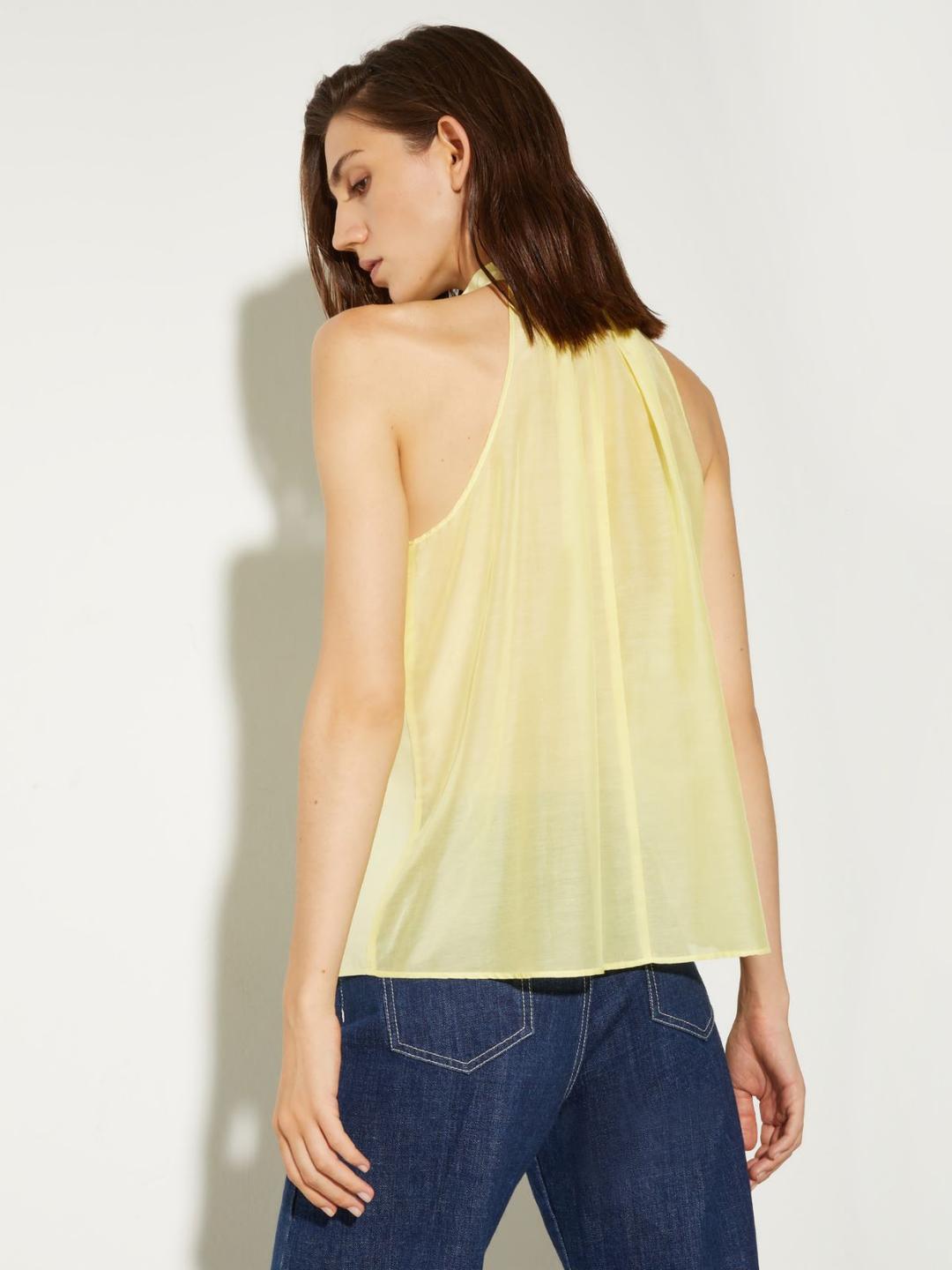 Top in popeline e voile | Max&Co Top in popeline e voile - vista alternativa - 0 | Max&Co