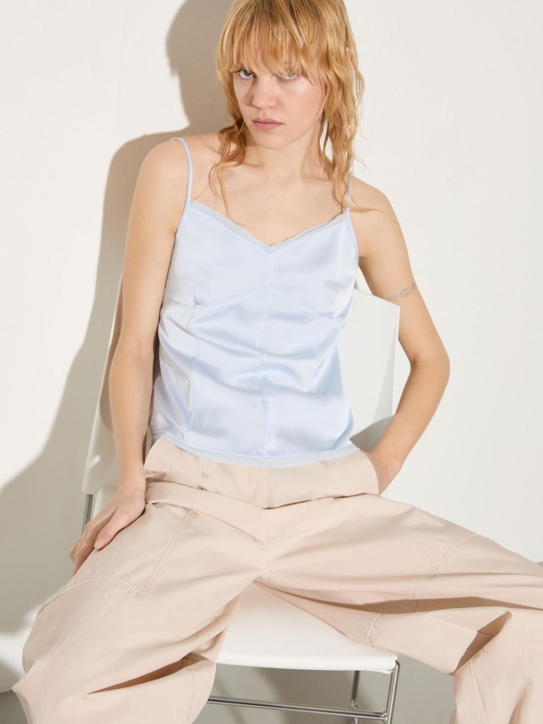 Top in raso fluido | Max&Co Top in raso fluido - vista alternativa - 10 | Max&Co