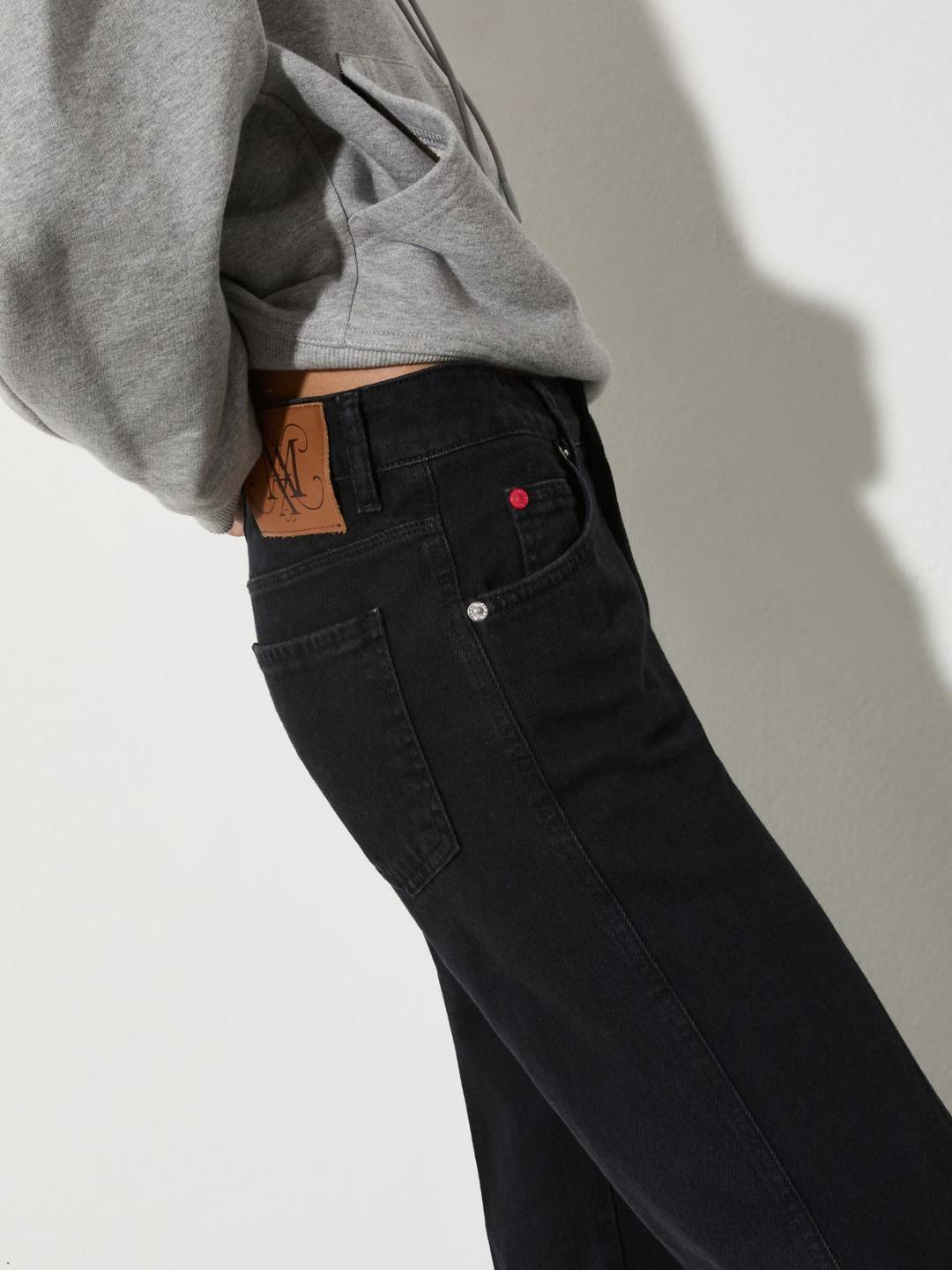 Jeans bootcut in black denim | Max&Co Jeans bootcut in black denim | Max&Co