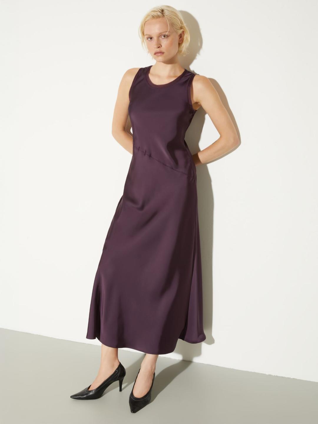 Shift dress in raso fluido | Max&Co Shift dress in raso fluido - vista alternativa - 6 | Max&Co