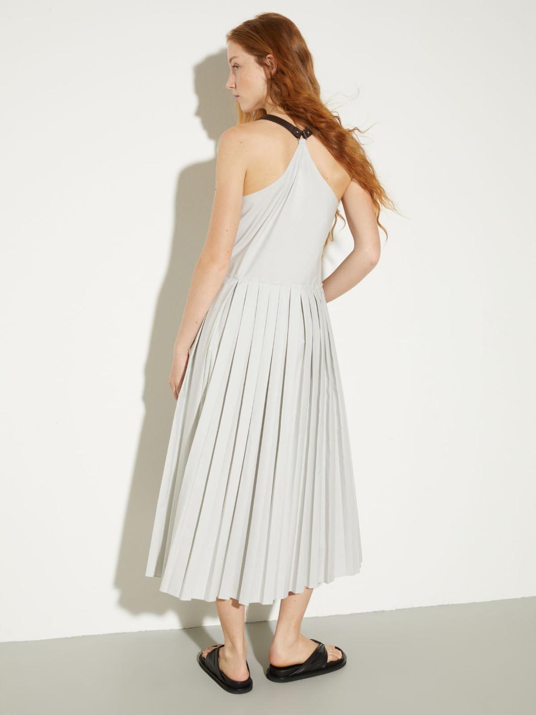 Abito in popeline con plissé | Max&Co Abito in popeline con plissé - vista alternativa - 3 | Max&Co