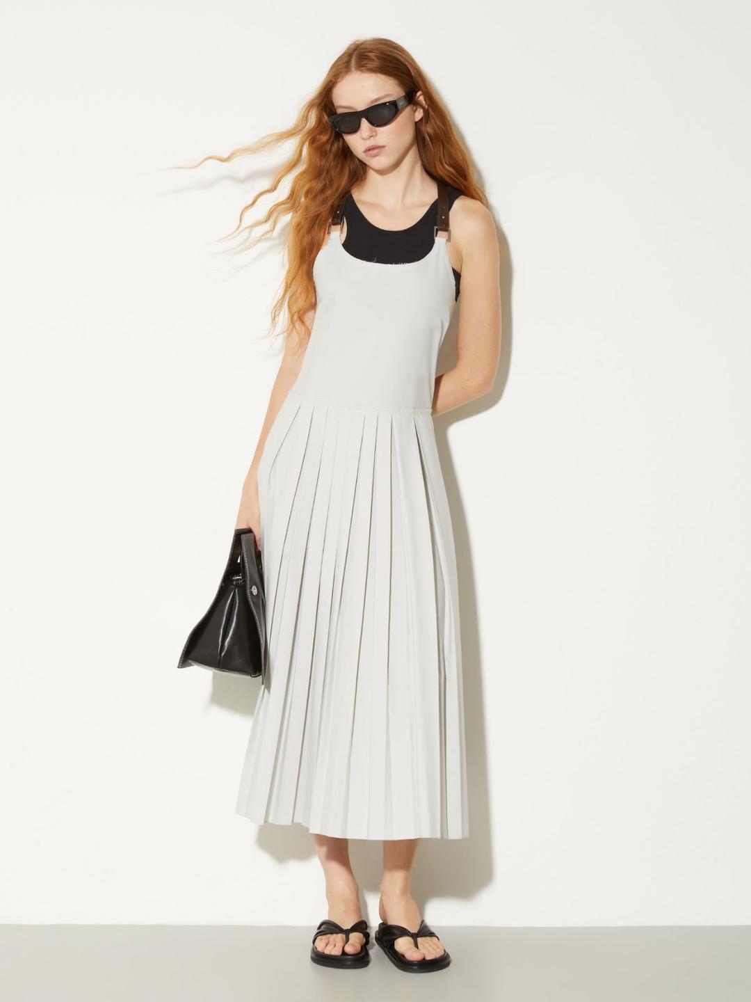 Abito in popeline con plissé | Max&Co Abito in popeline con plissé - vista alternativa - 3 | Max&Co