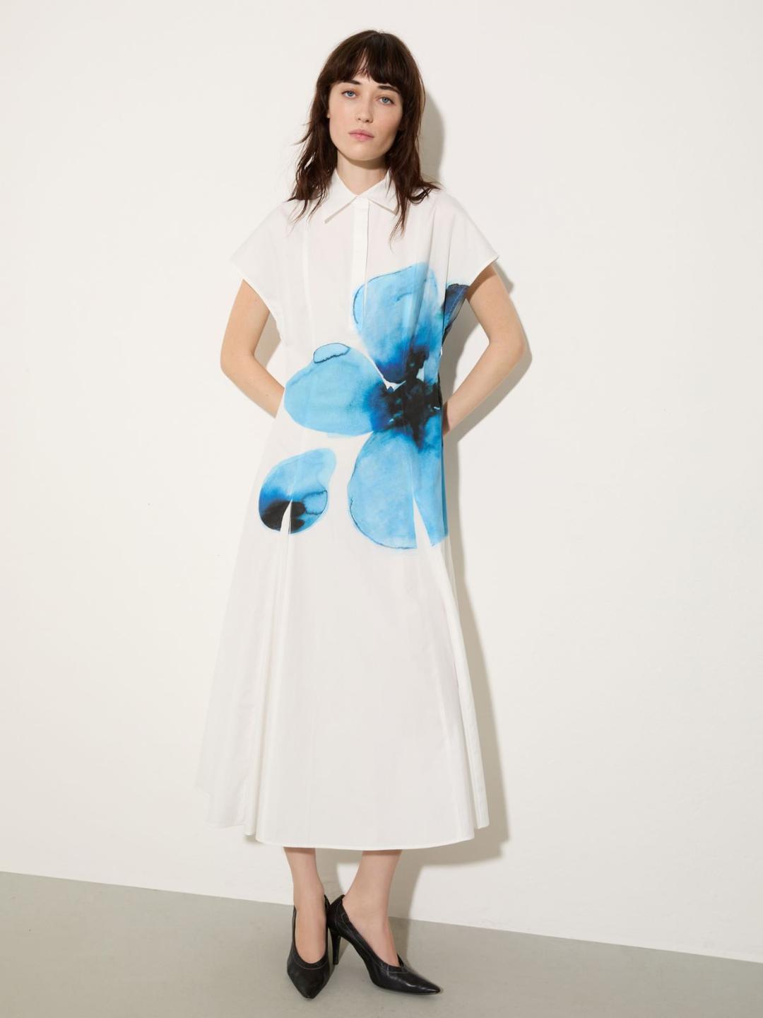 Abito fit & flare in popeline | Max&Co Abito fit & flare in popeline - vista alternativa - 2 | Max&Co