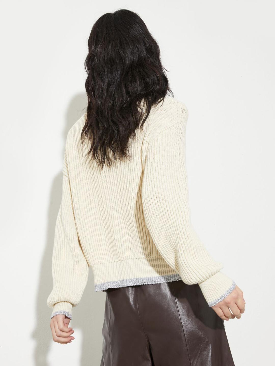 Blouson in maglia con righe lamé | Max&Co Blouson in maglia con righe lamé | Max&Co