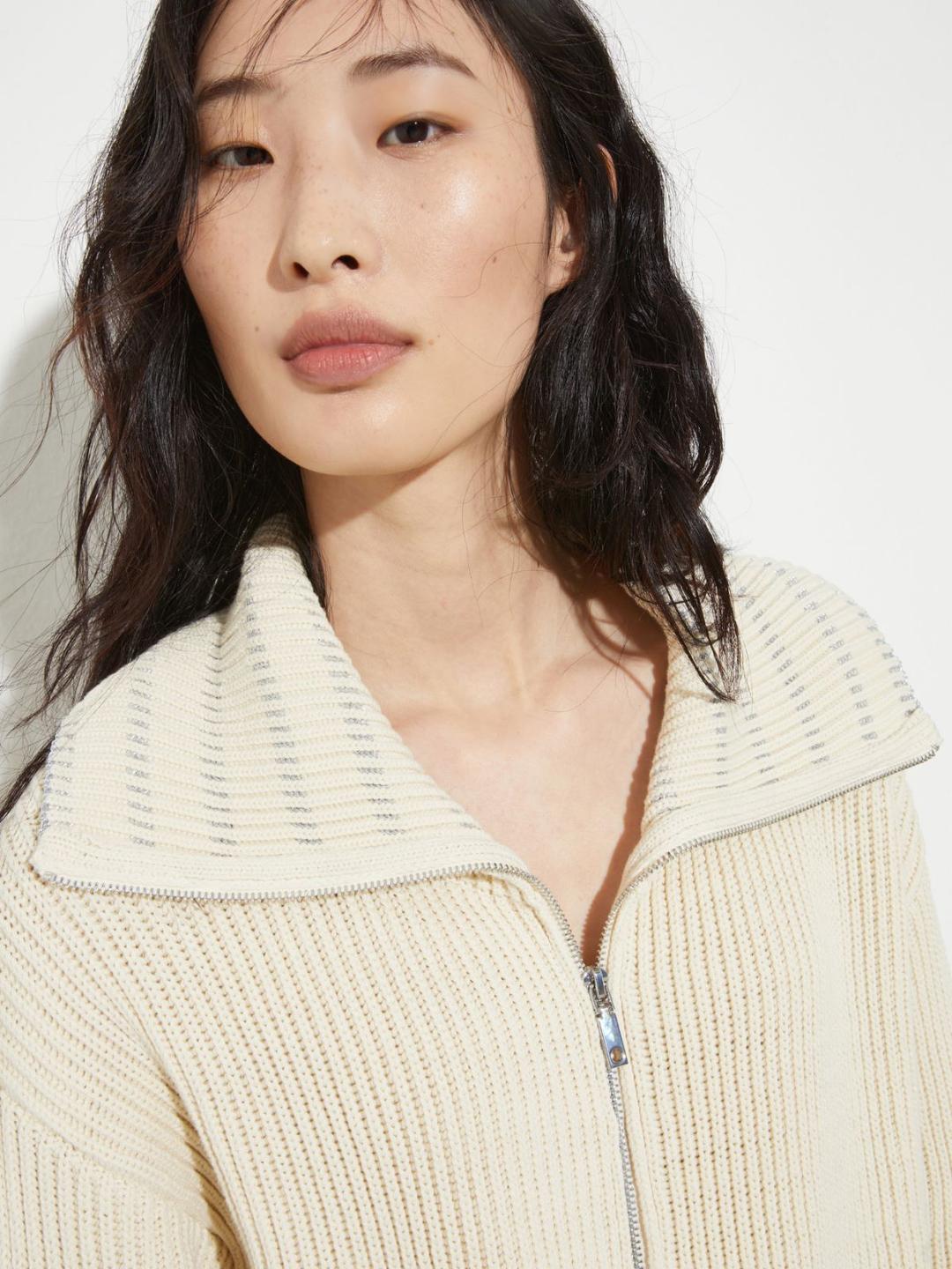 Blouson in maglia con righe lamé | Max&Co Blouson in maglia con righe lamé | Max&Co