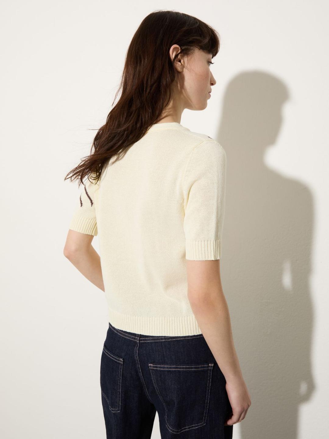 Cardigan con fiori ricamati | Max&Co Cardigan con fiori ricamati - vista alternativa - 14 | Max&Co