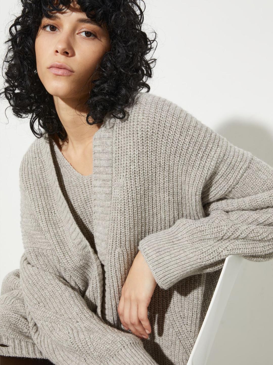 Cardigan in blend di lana Undyed | Max&Co Cardigan in blend di lana Undyed | Max&Co