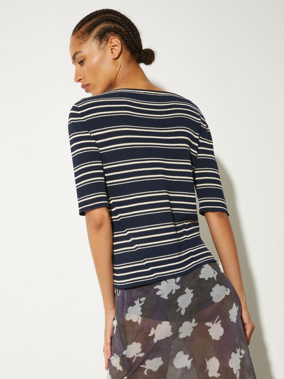 T-shirt in maglia crêpe | Max&Co T-shirt in maglia crêpe - vista alternativa - 0 | Max&Co