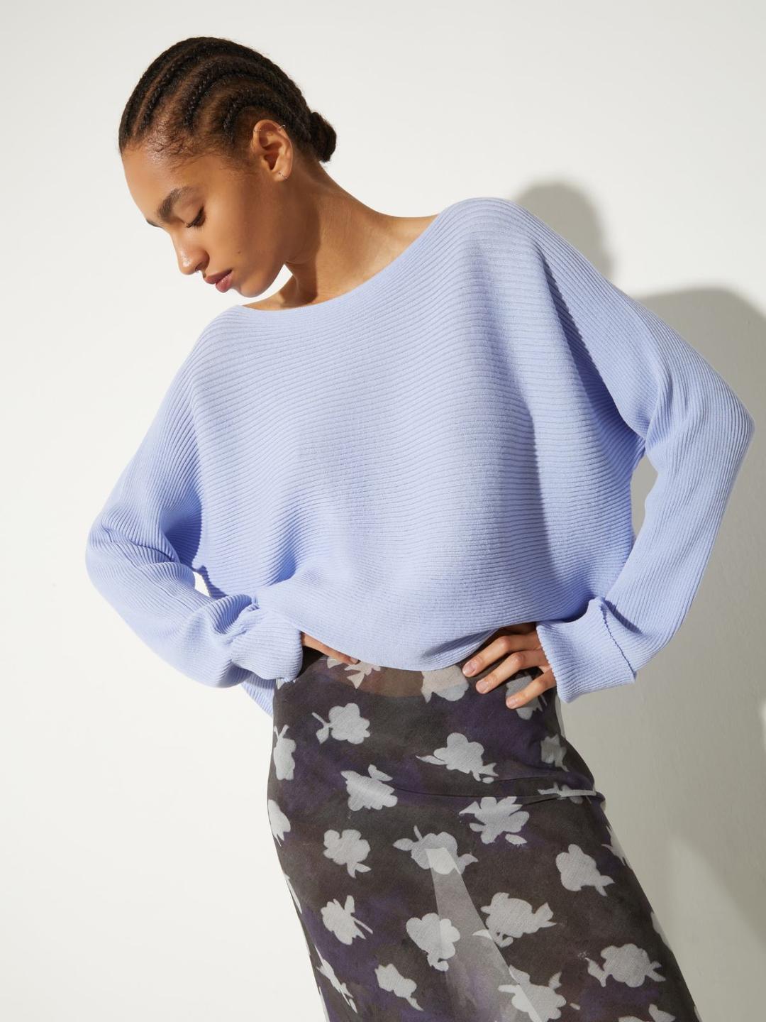 Maglia a coste orizzontali | Max&Co Maglia a coste orizzontali - vista alternativa - 10 | Max&Co