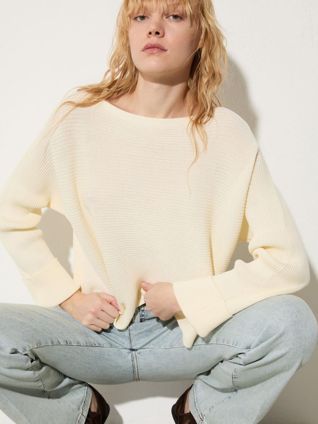 Maglia a coste orizzontali | Max&Co Maglia a coste orizzontali - vista alternativa - 12 | Max&Co