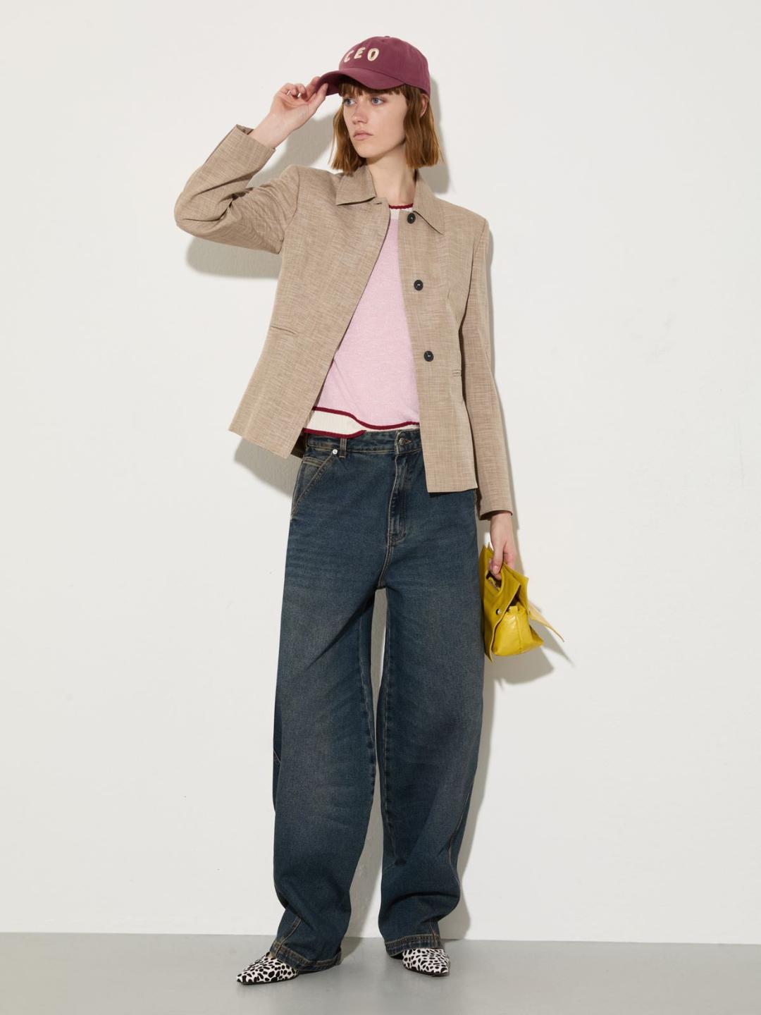 T-shirt in maglia mouliné | Max&Co T-shirt in maglia mouliné | Max&Co