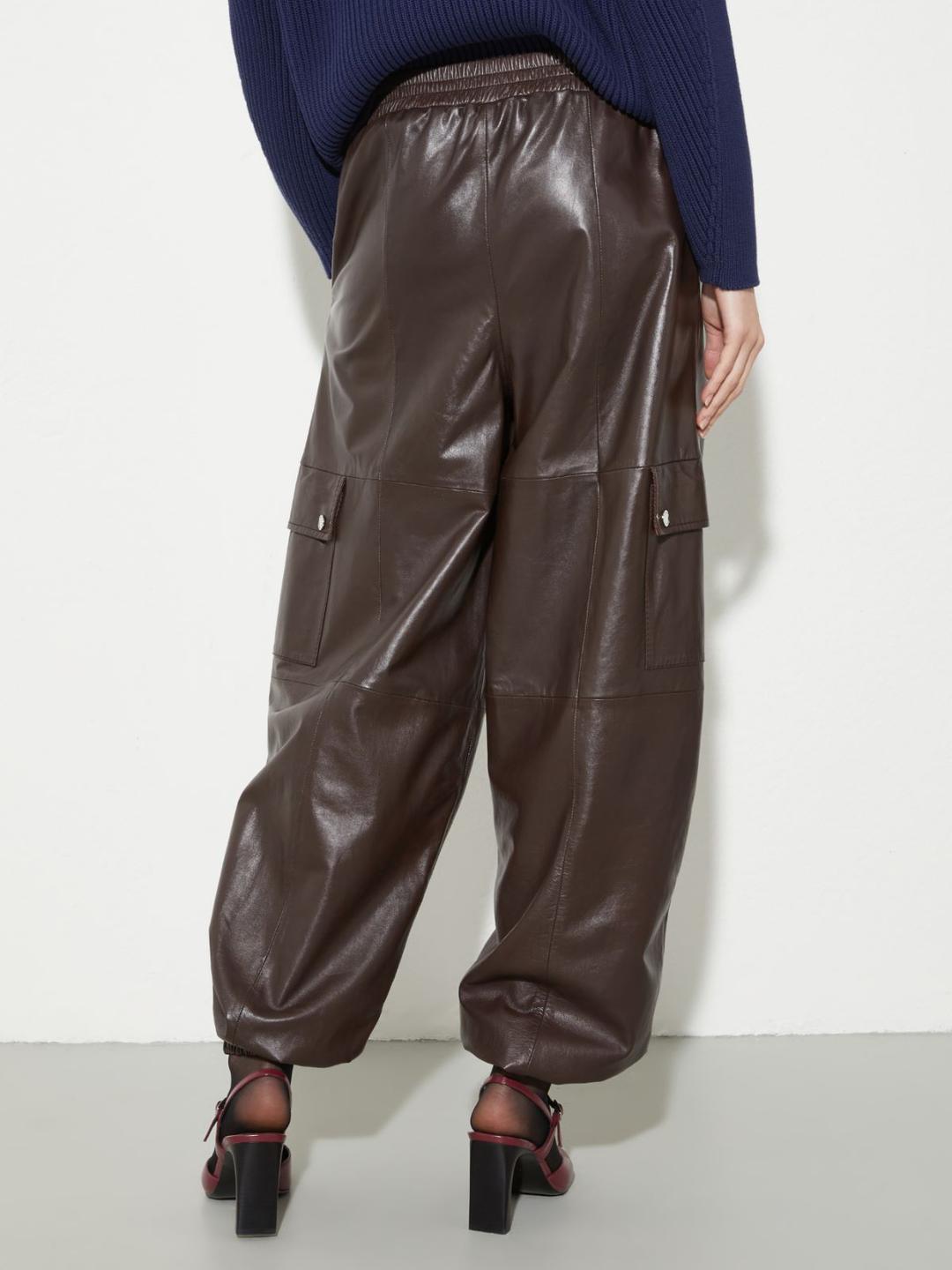 Pantaloni cargo in pelle glossy | Max&Co Pantaloni cargo in pelle glossy | Max&Co