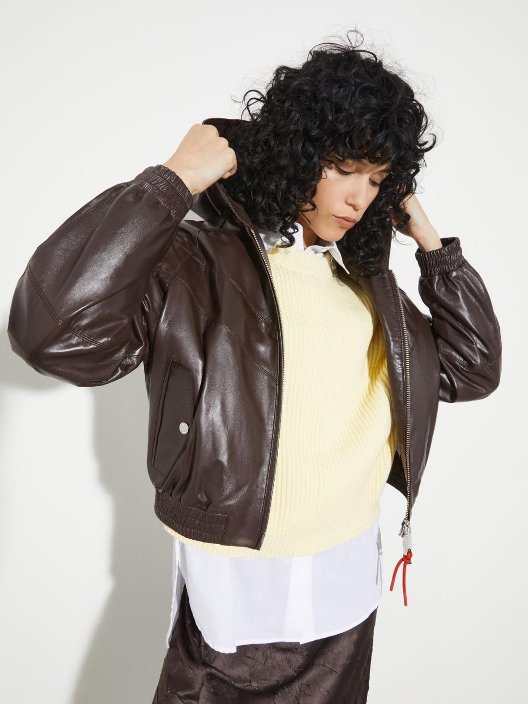 Bomber in pelle glossy | Max&Co Bomber in pelle glossy | Max&Co