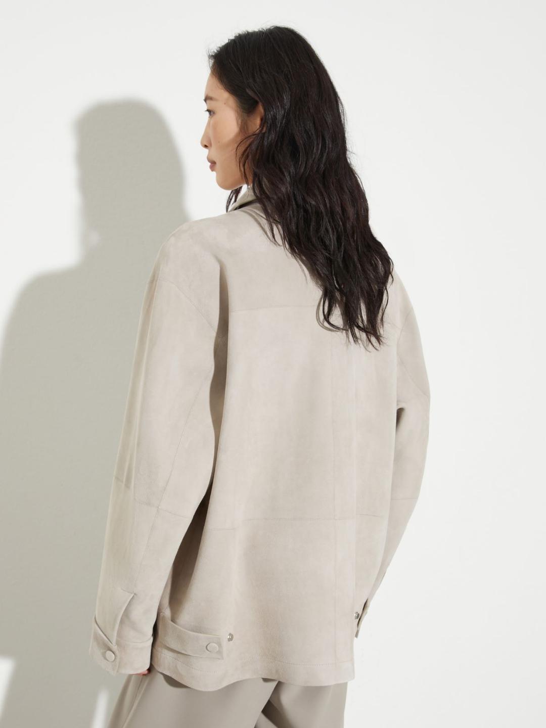 Giacca camicia in suede | Max&Co Giacca camicia in suede | Max&Co