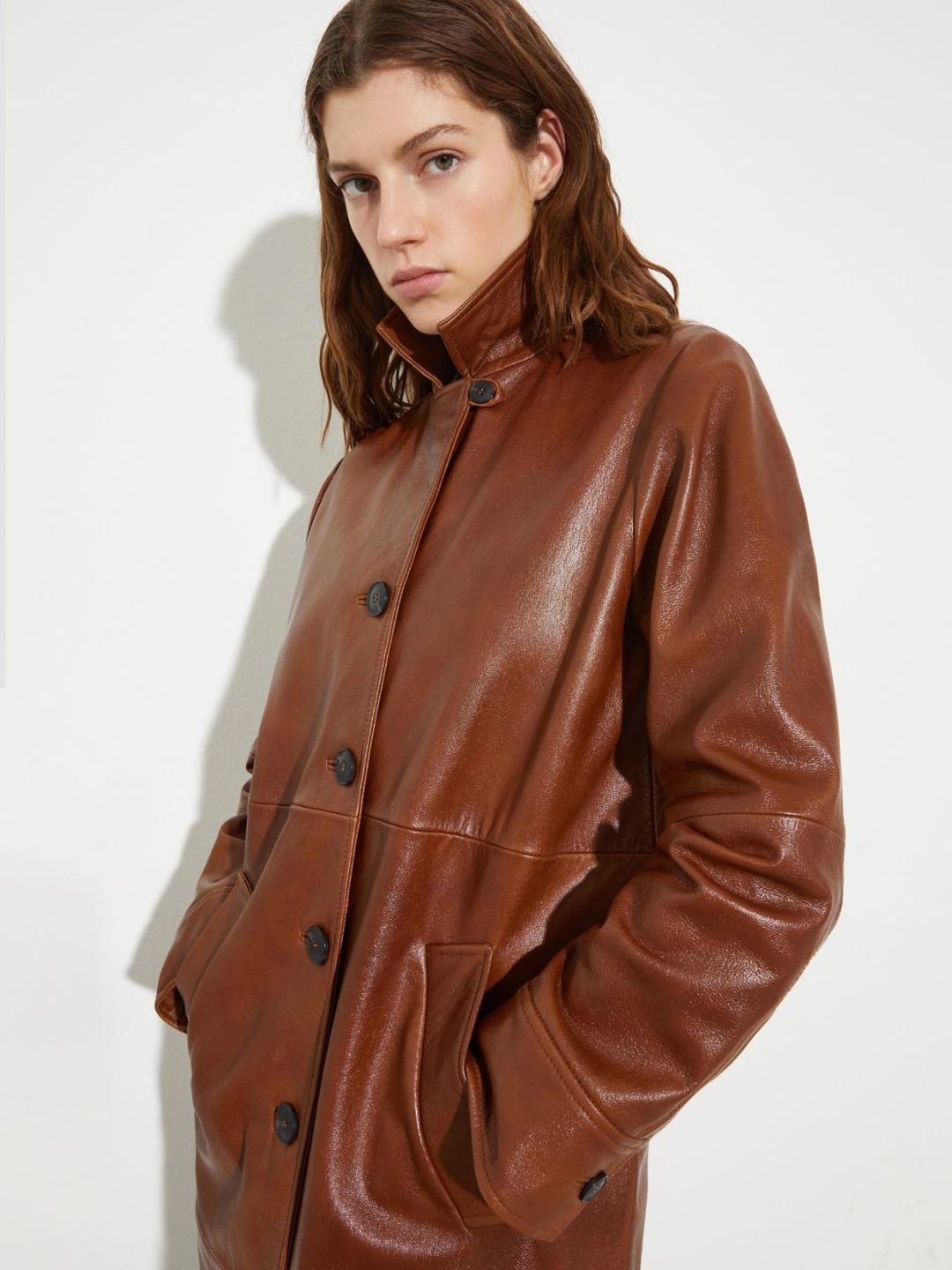 Cappotto in pelle lucida | Max&Co Cappotto in pelle lucida | Max&Co