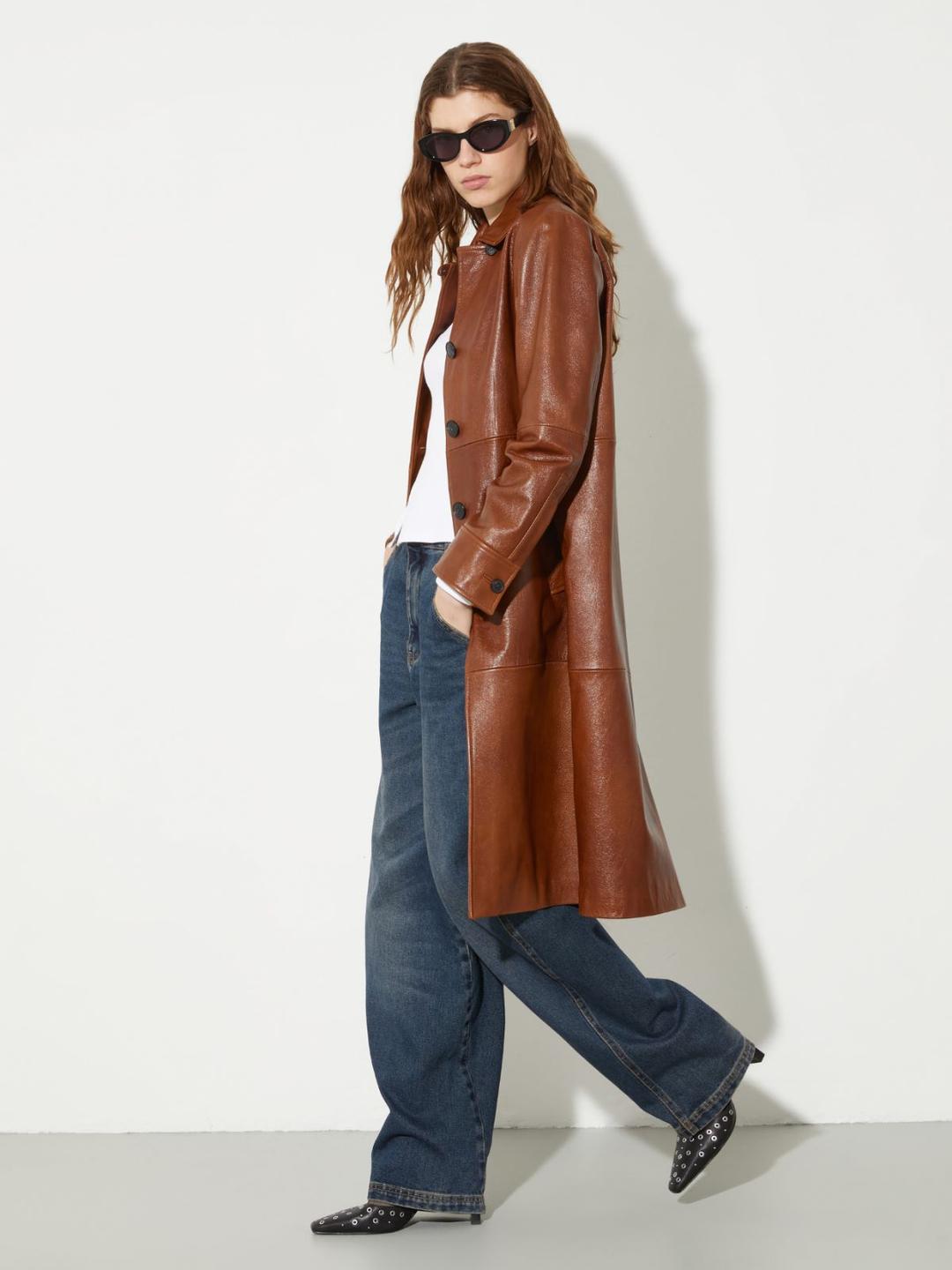 Cappotto in pelle lucida | Max&Co Cappotto in pelle lucida | Max&Co