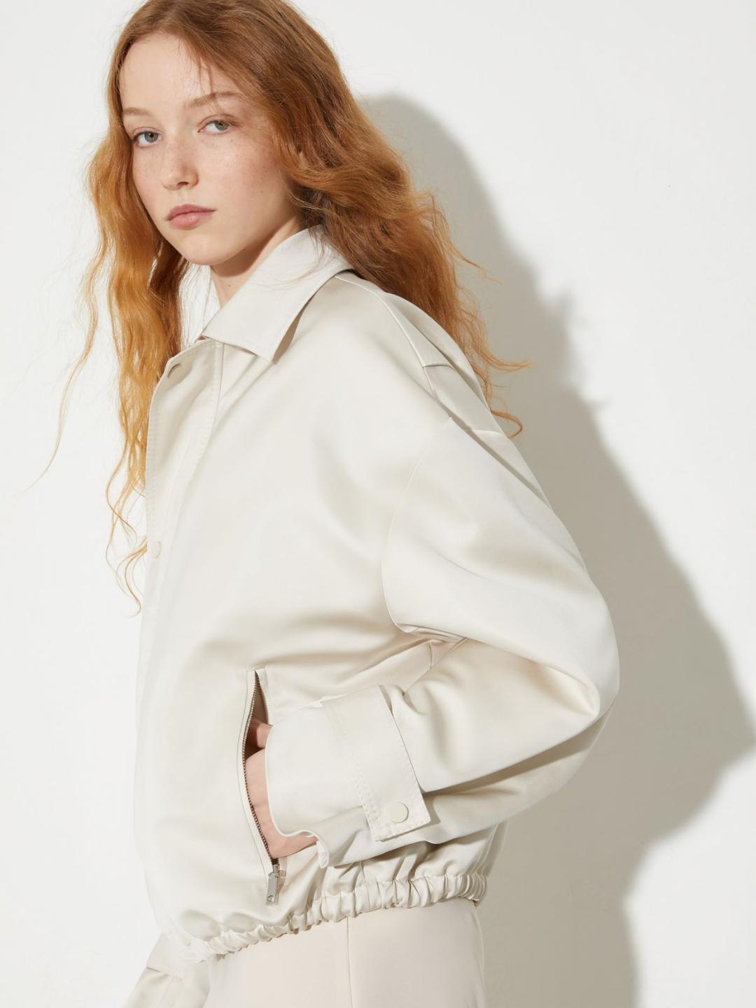 Bomber in duchesse satin | Max&Co Bomber in duchesse satin | Max&Co