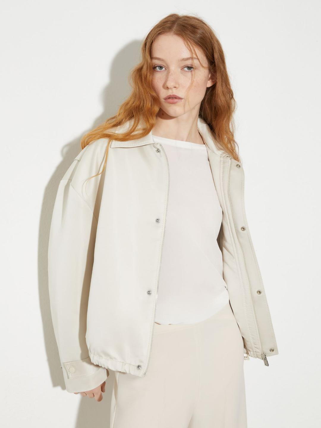 Bomber in duchesse satin | Max&Co Bomber in duchesse satin | Max&Co
