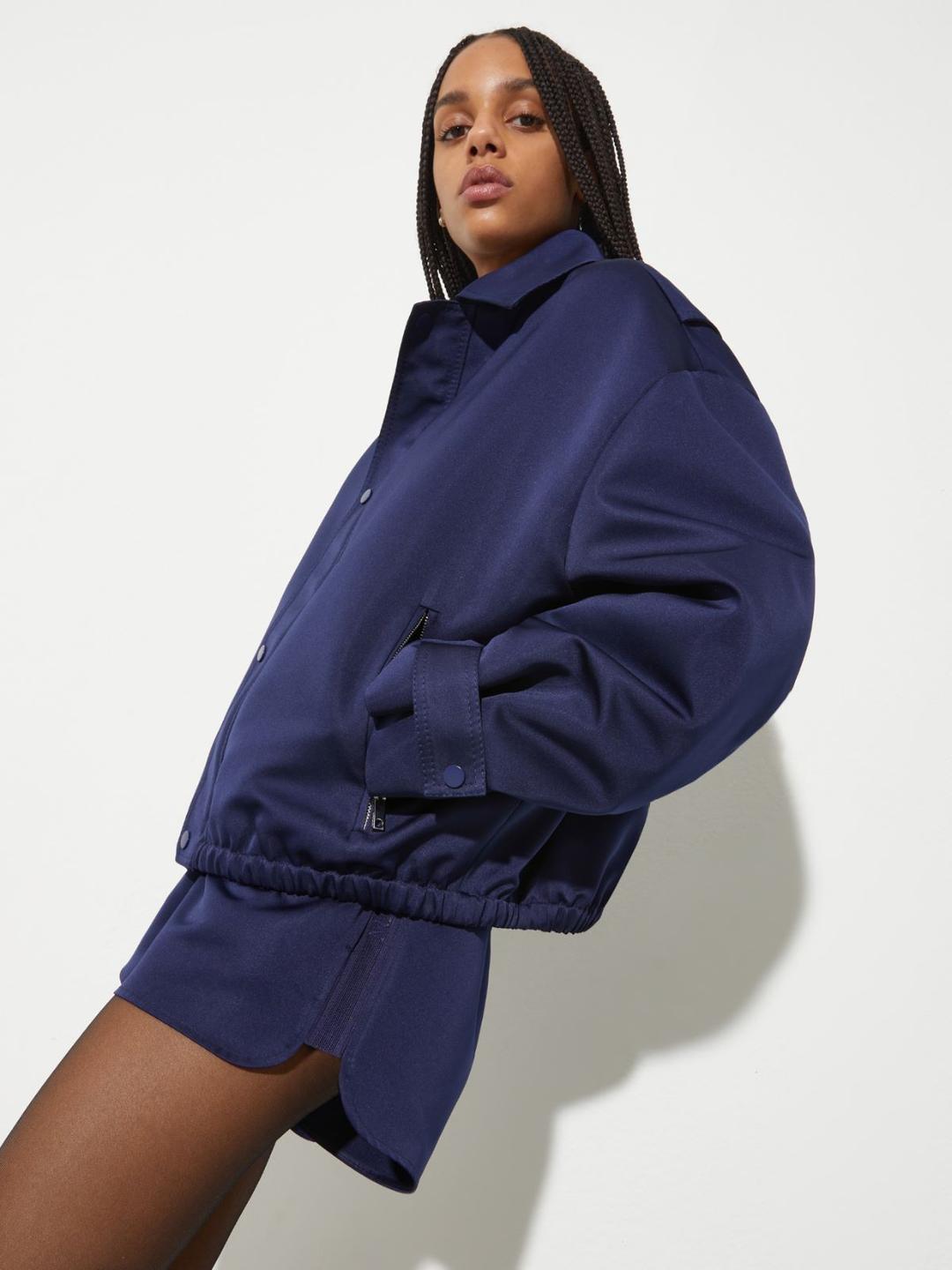 Bomber in duchesse satin | Max&Co Bomber in duchesse satin | Max&Co