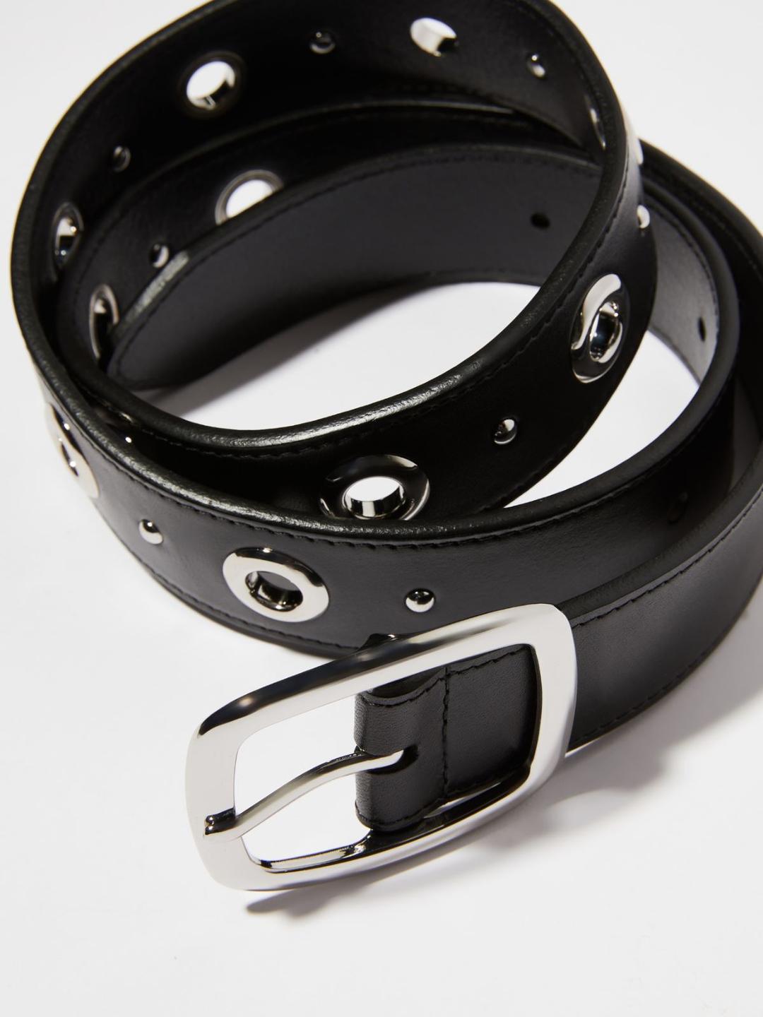 Cintura in pelle con occhielli | Max&Co Cintura in pelle con occhielli | Max&Co