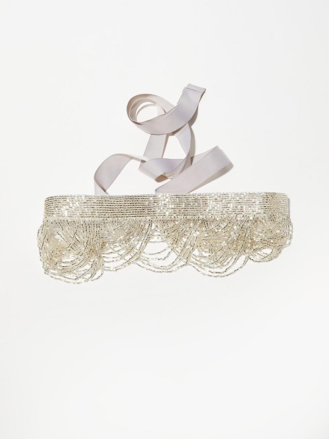 Cintura in perline e gros-grain | Max&Co Cintura in perline e gros-grain - vista alternativa - 1 | Max&Co