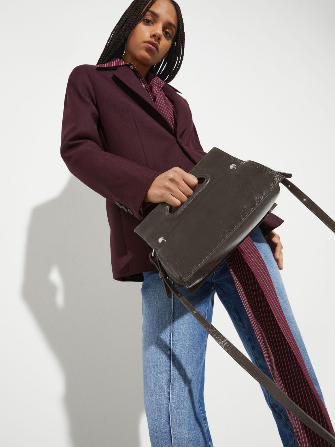 Bookbag in pelle glossy | Max&Co Bookbag in pelle glossy | Max&Co