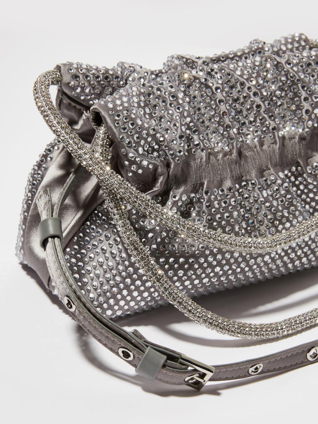 Party bag in raso con strass | Max&Co Party bag in raso con strass | Max&Co
