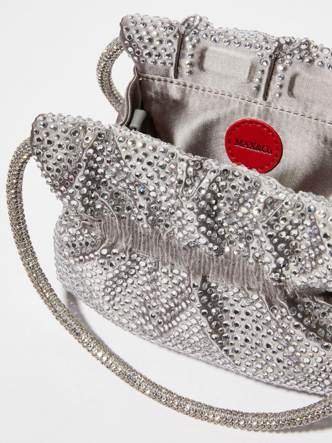 Party bag in raso con strass | Max&Co Party bag in raso con strass | Max&Co