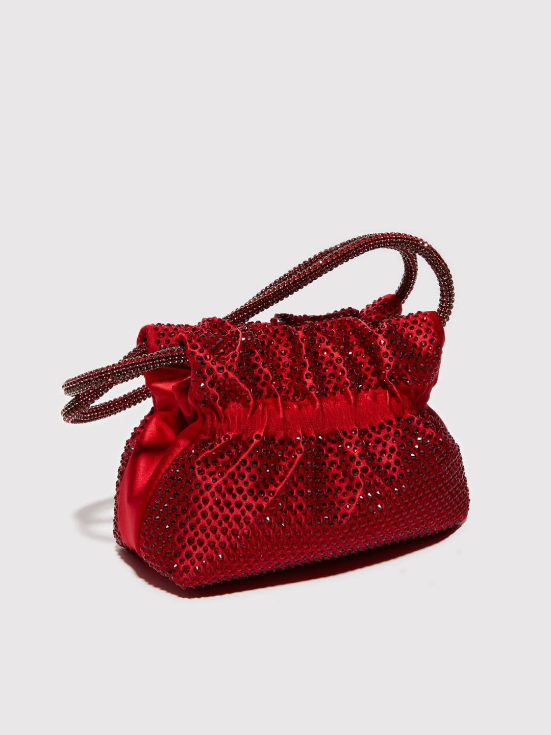 Party bag in raso con strass | Max&Co Party bag in raso con strass | Max&Co