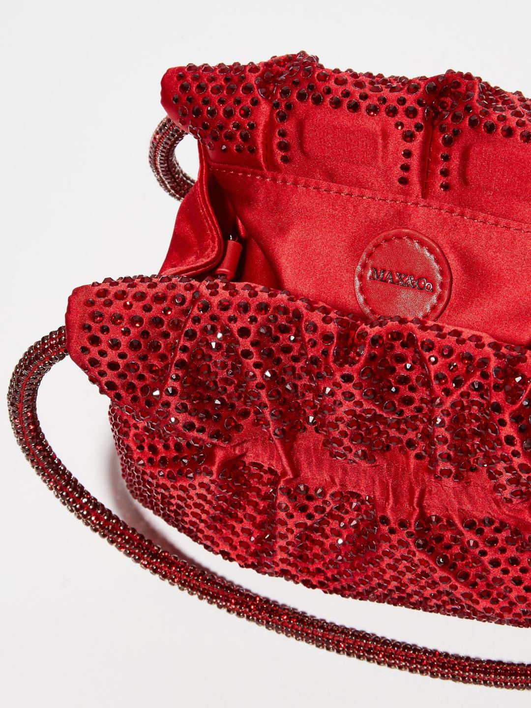 Party bag in raso con strass | Max&Co Party bag in raso con strass | Max&Co