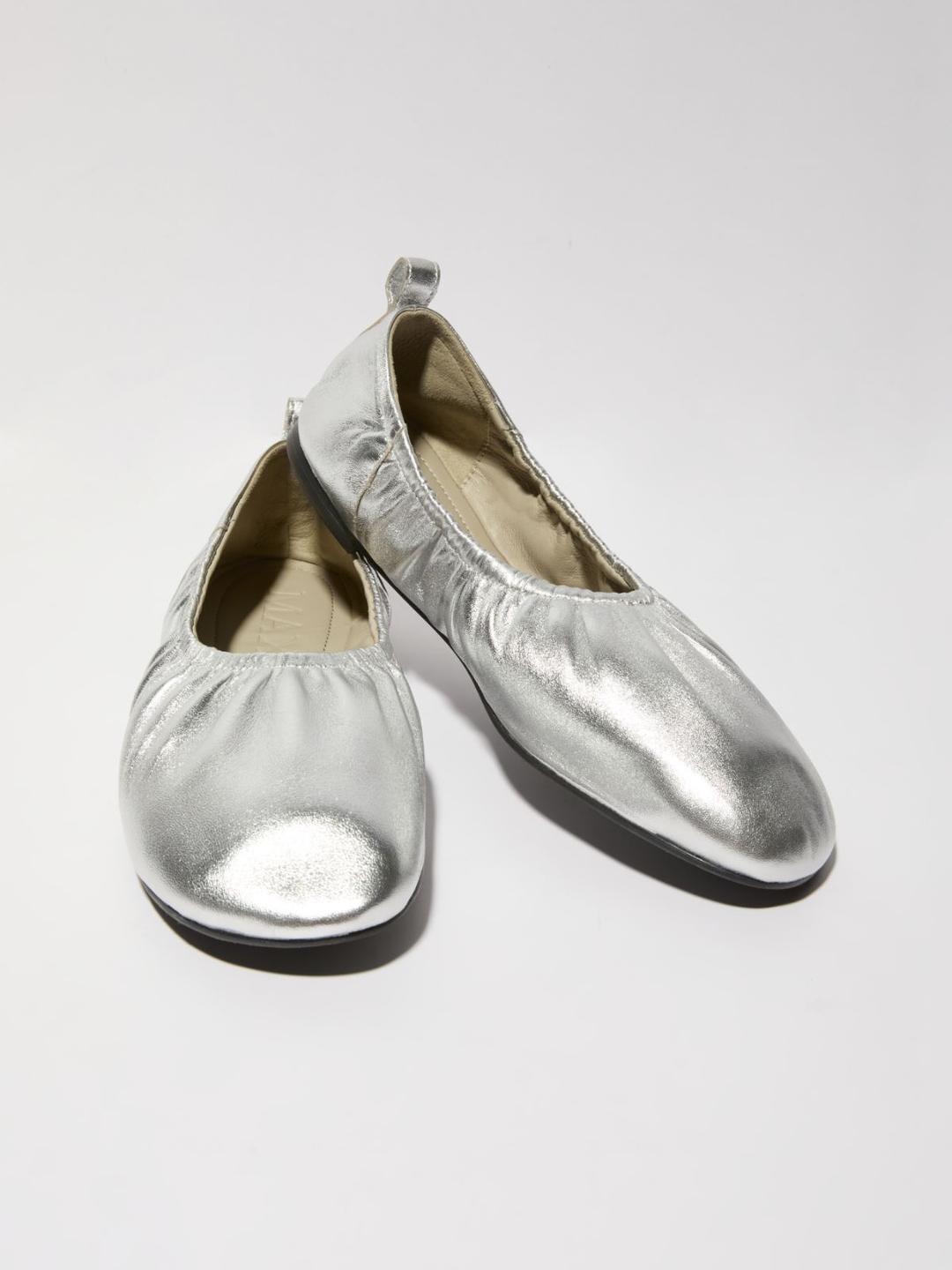 Ballerine in nappa laminata | Max&Co Ballerine in nappa laminata - vista alternativa - 0 | Max&Co