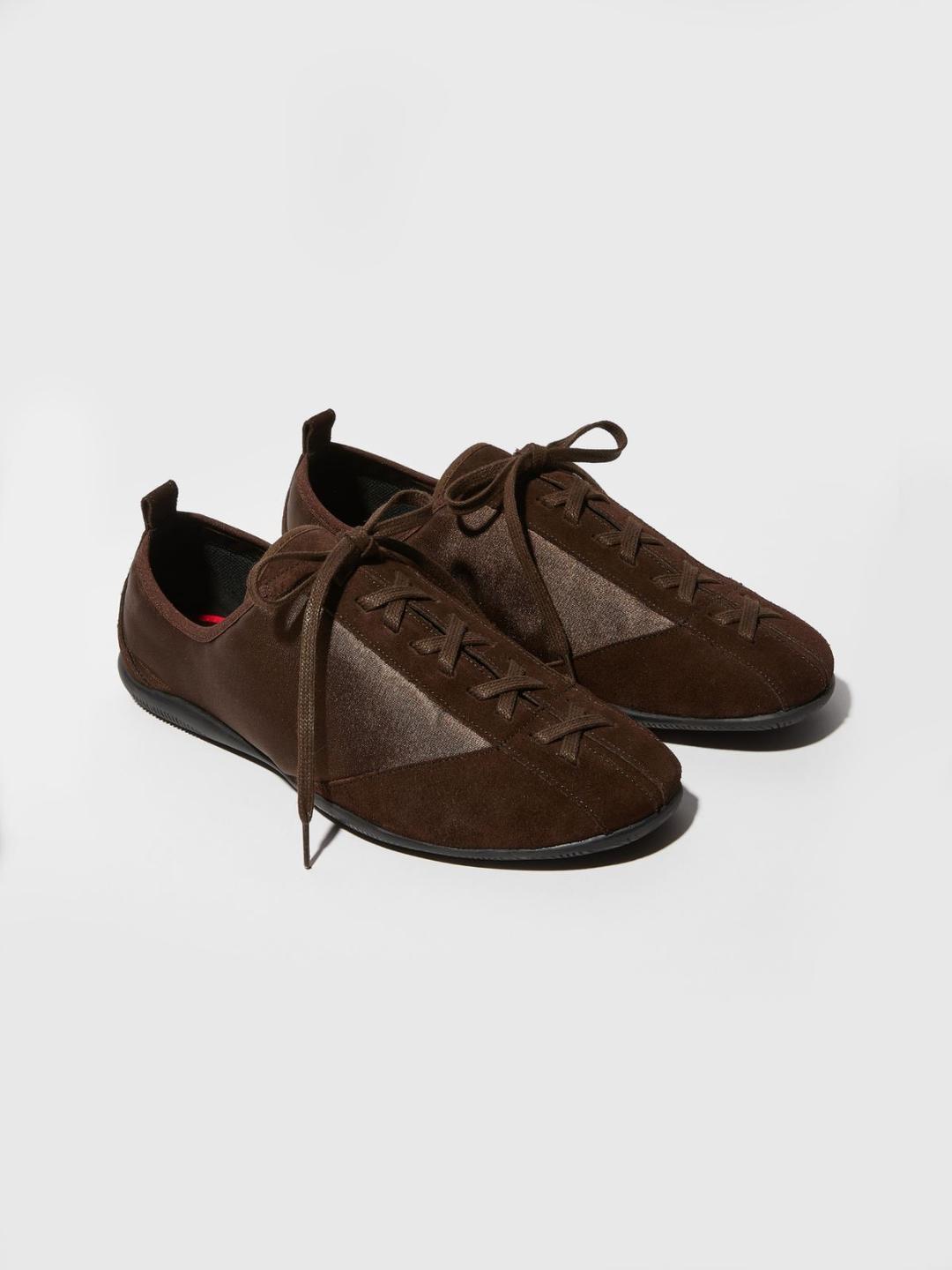 Sneakers in raso e suede | Max&Co Sneakers in raso e suede - vista alternativa - 1 | Max&Co
