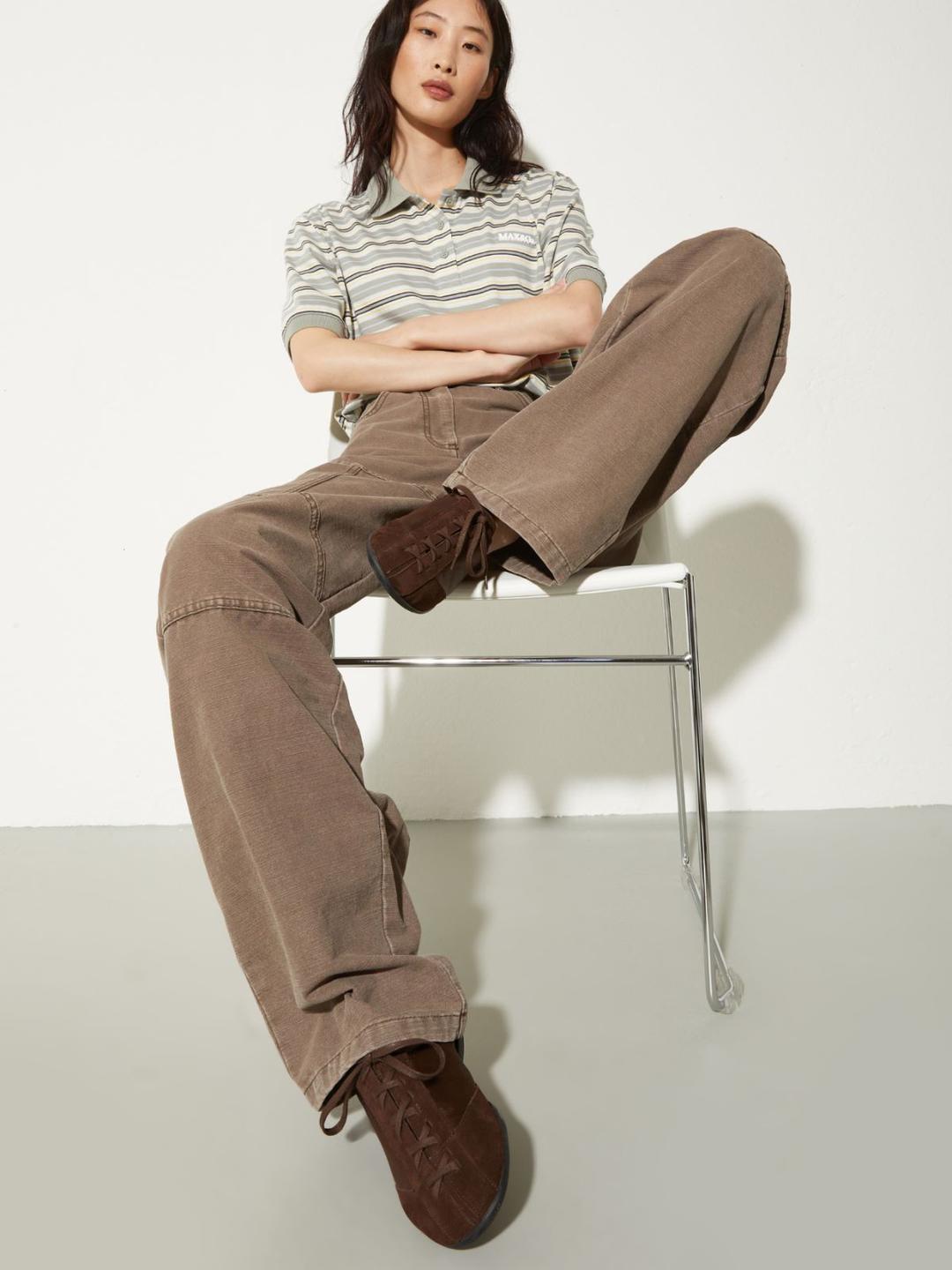 Sneakers in raso e suede | Max&Co Sneakers in raso e suede - vista alternativa - 1 | Max&Co