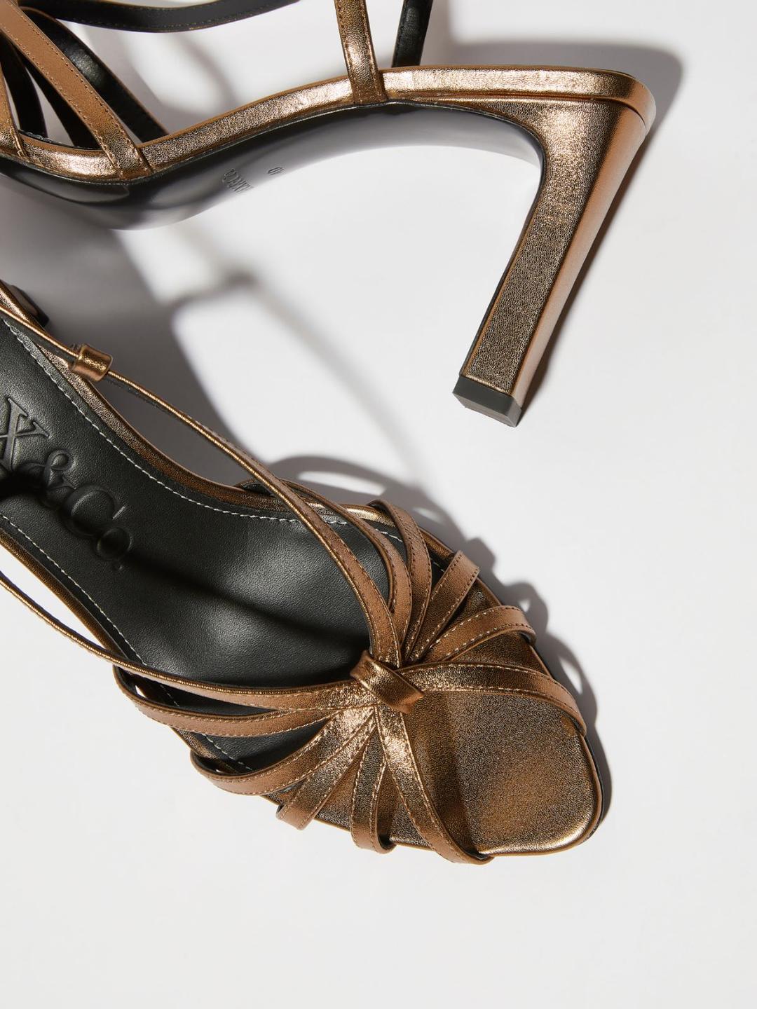 Sandali in pelle laminata | Max&Co Sandali in pelle laminata - vista alternativa - 2 | Max&Co