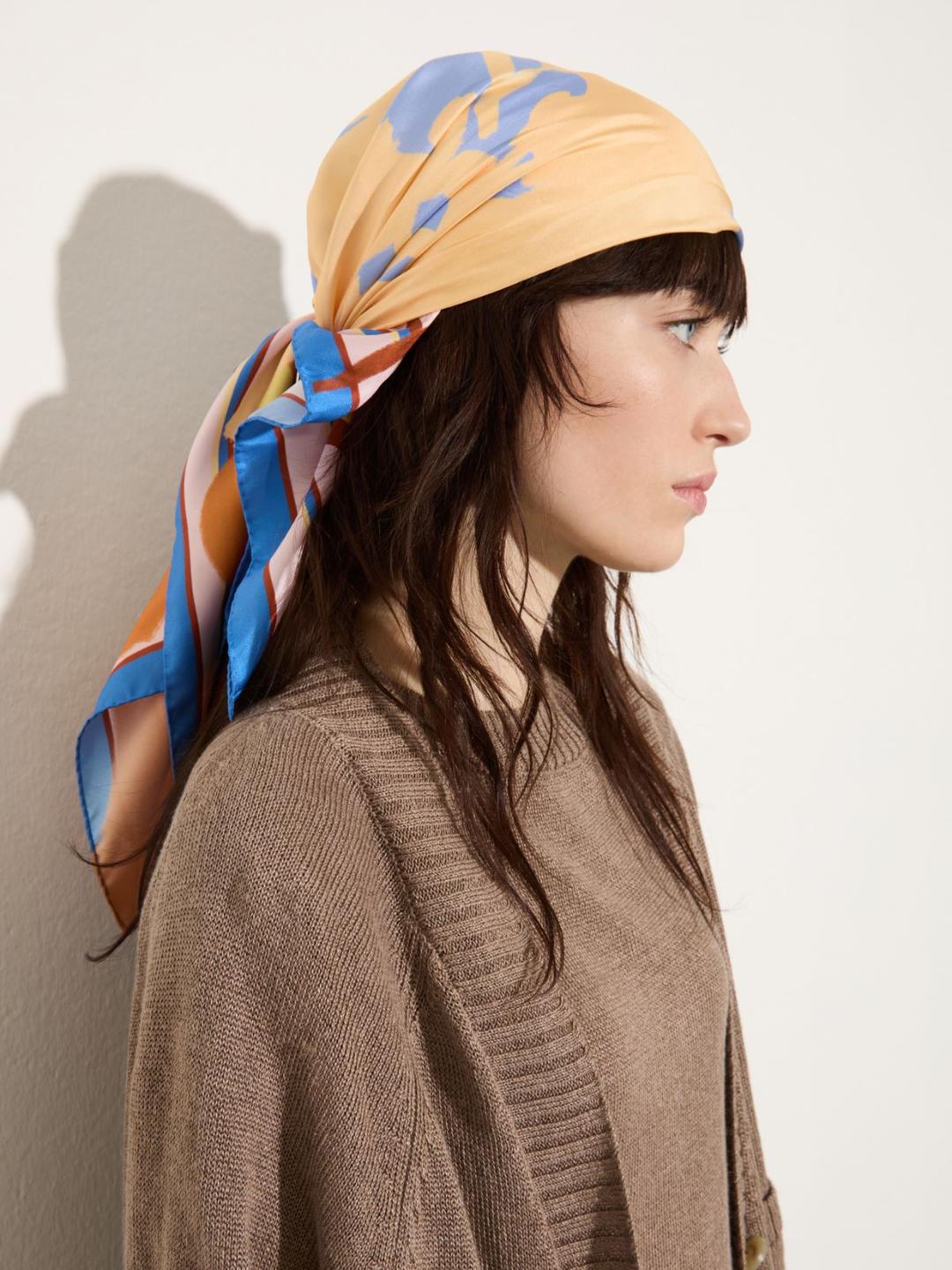 Foulard in twill di seta | Max&Co Foulard in twill di seta - vista alternativa - 1 | Max&Co