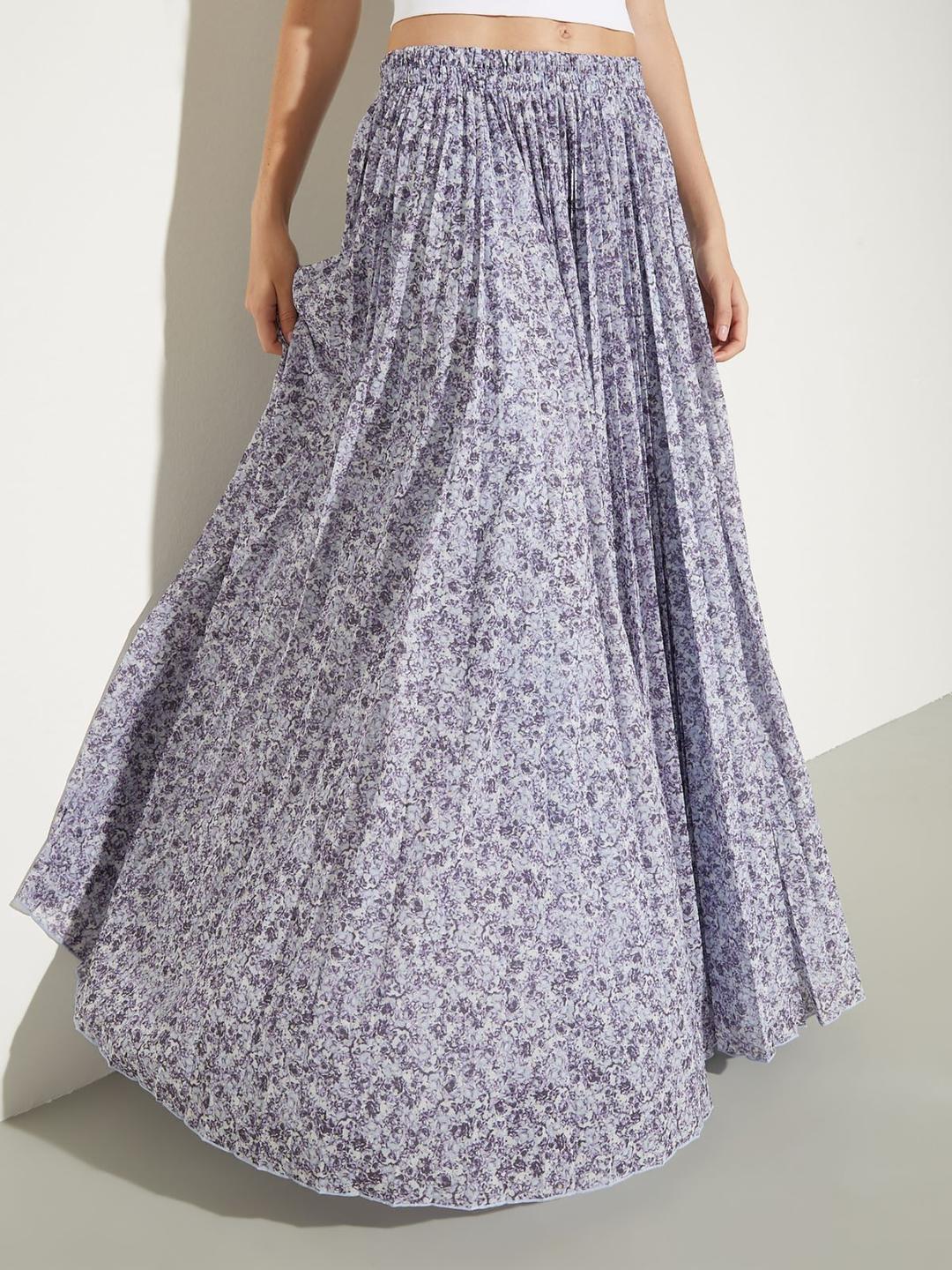 Gonna a ruota in jersey plissé | Max&Co Gonna a ruota in jersey plissé - vista alternativa - 1 | Max&Co