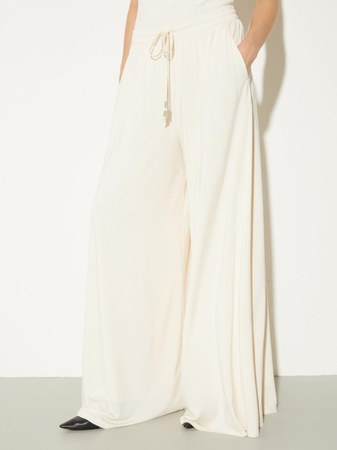 Pantaloni ampi in jersey crêpe | Max&Co Pantaloni ampi in jersey crêpe - vista alternativa - 4 | Max&Co