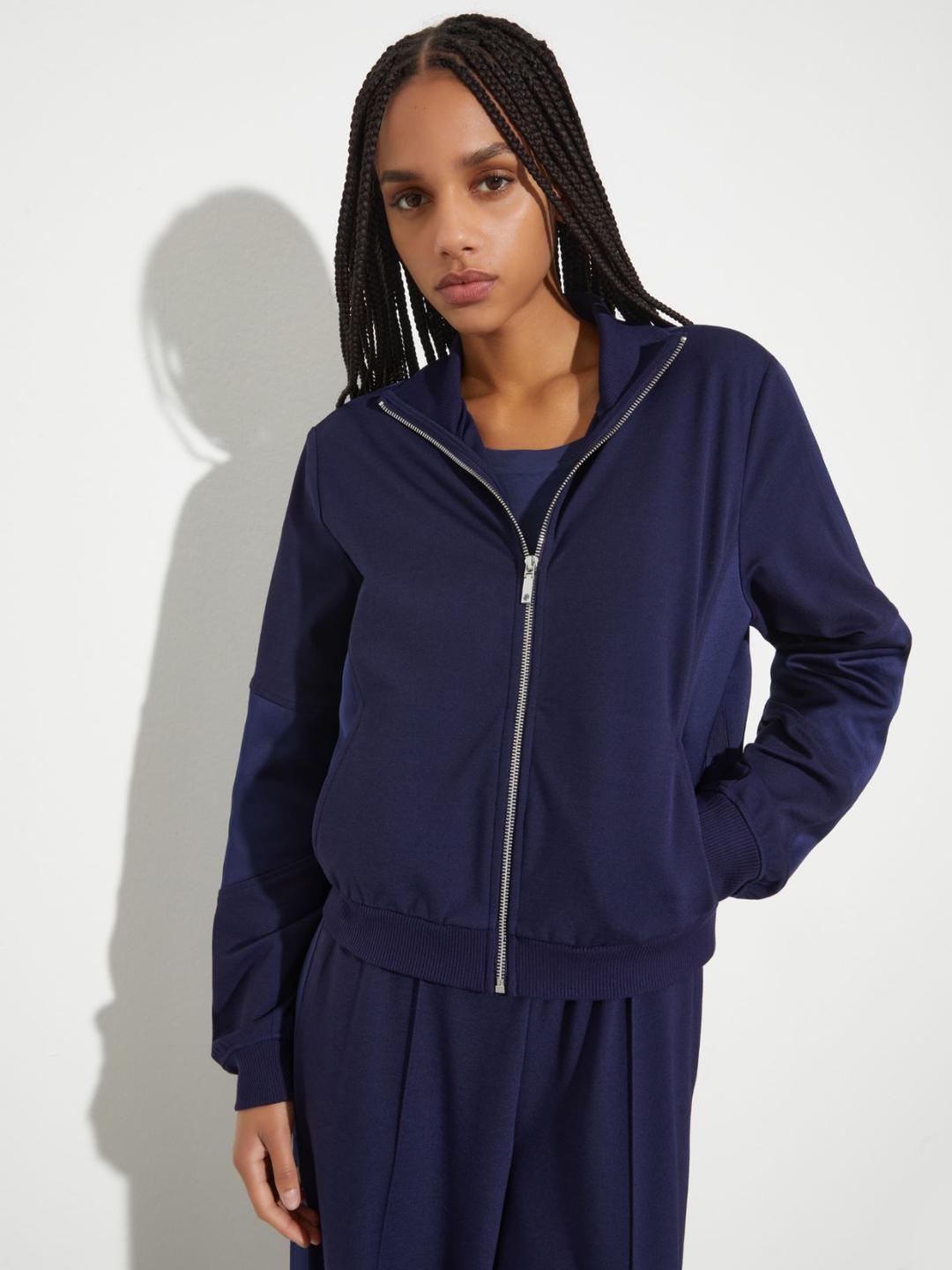 Giacca in jersey e duchesse | Max&Co Giacca in jersey e duchesse | Max&Co