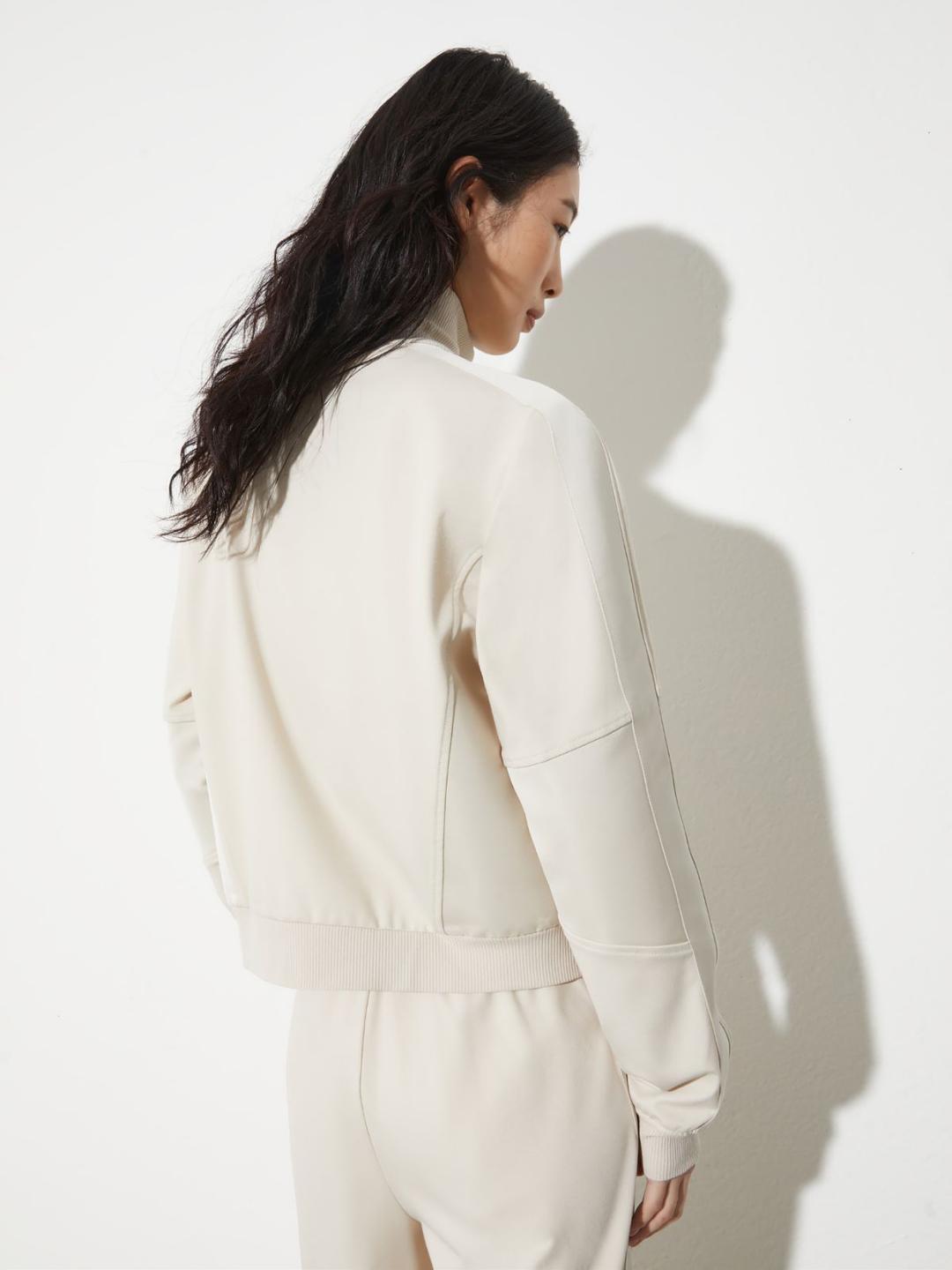 Giacca in jersey e duchesse | Max&Co Giacca in jersey e duchesse | Max&Co