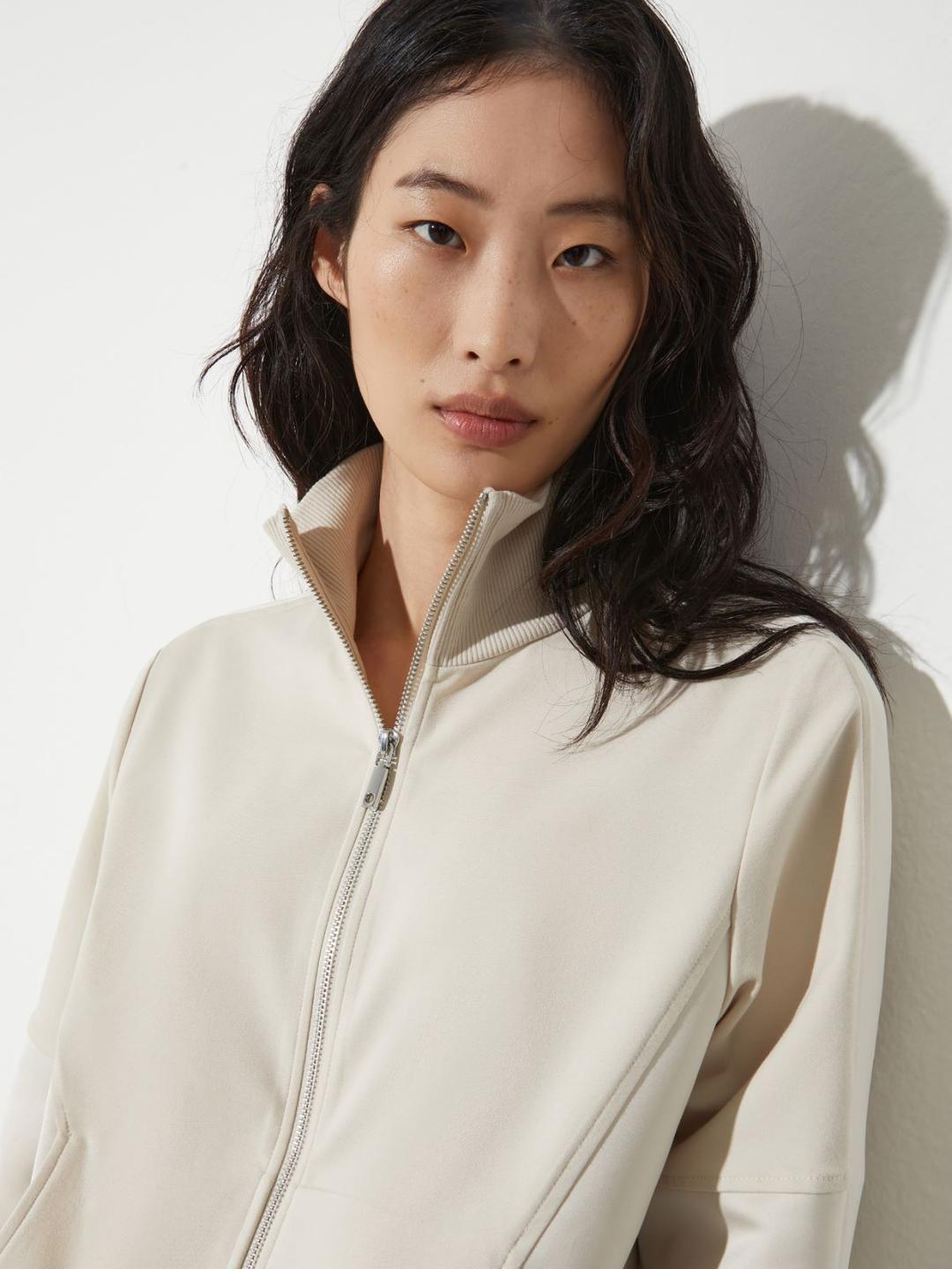 Giacca in jersey e duchesse | Max&Co Giacca in jersey e duchesse | Max&Co