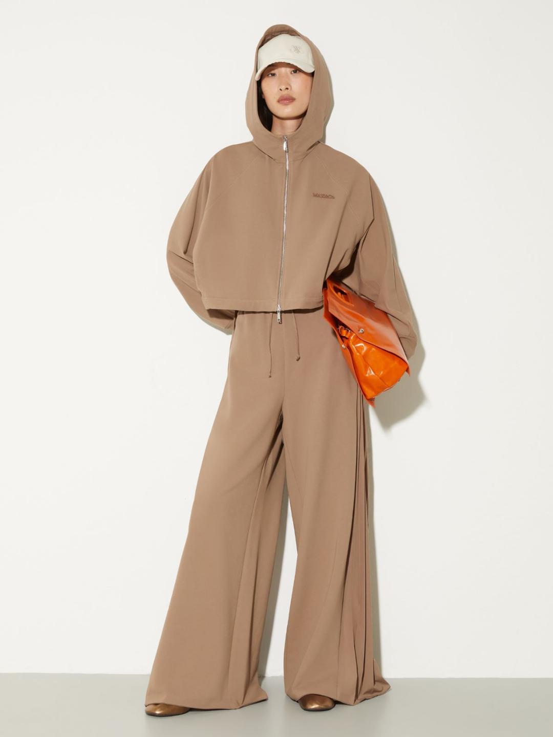 Felpa cropped oversize | Max&Co Felpa cropped oversize - vista alternativa - 1 | Max&Co