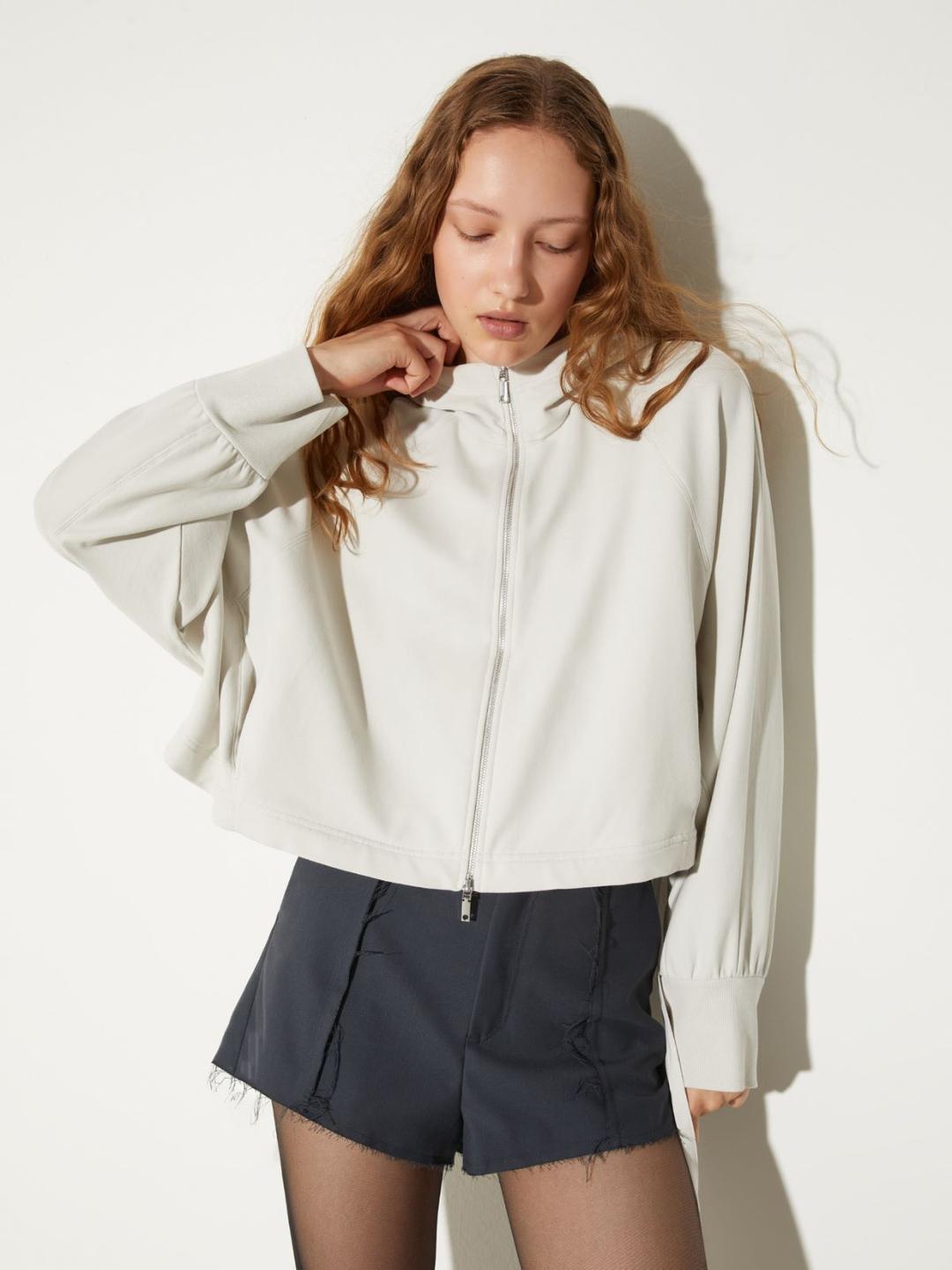 Felpa cropped oversize | Max&Co Felpa cropped oversize - vista alternativa - 0 | Max&Co