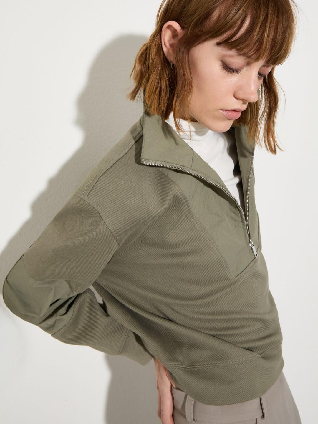 Felpa in jersey e nylon | Max&Co Felpa in jersey e nylon | Max&Co