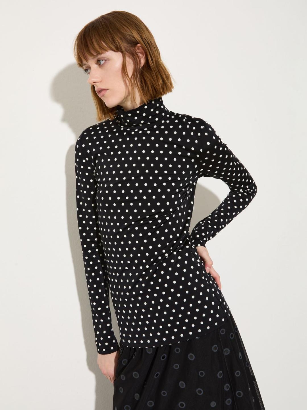 T-shirt a pois con maxi guanti | Max&Co T-shirt a pois con maxi guanti | Max&Co