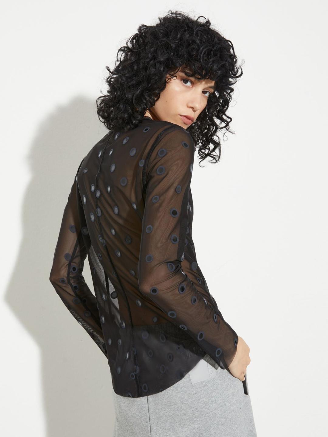 T-shirt in tulle a pois 3D | Max&Co T-shirt in tulle a pois 3D | Max&Co