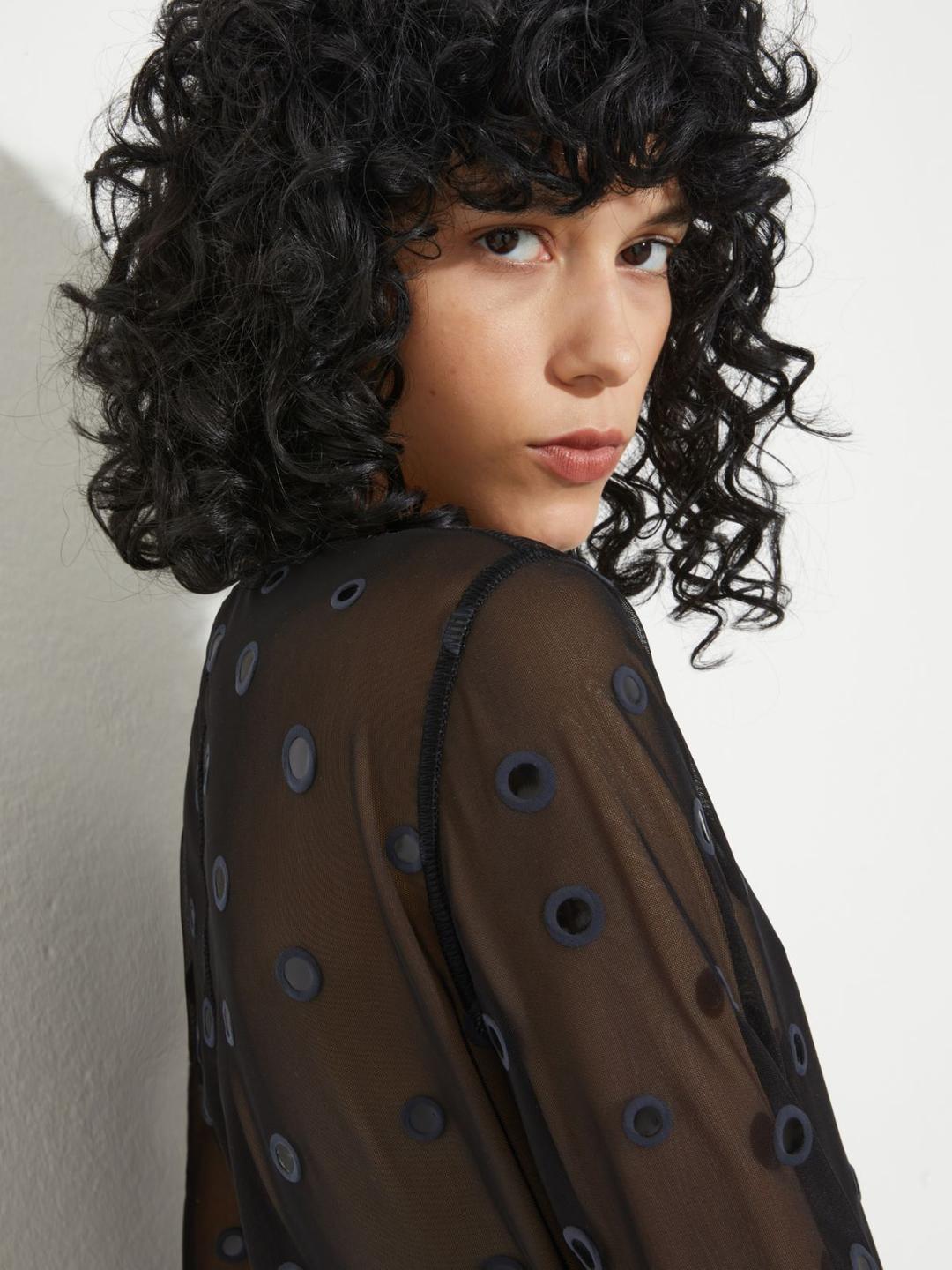 T-shirt in tulle a pois 3D | Max&Co T-shirt in tulle a pois 3D | Max&Co