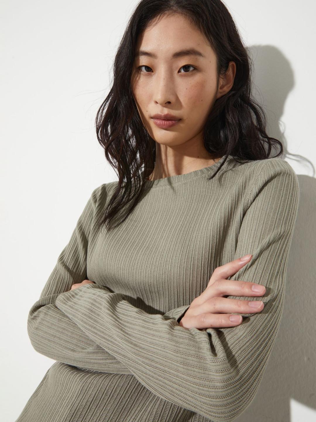 T-shirt traforata a costine | Max&Co T-shirt traforata a costine | Max&Co